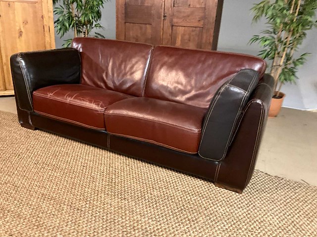 Wocrow lederen bankstel - afbeelding 6 van  13