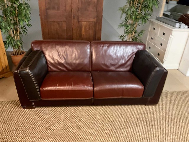 Wocrow lederen bankstel - afbeelding 12 van  13