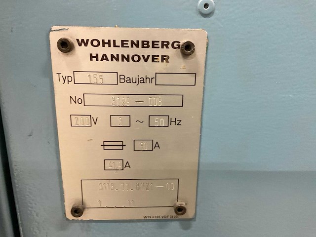 Wohlenberg 155 papiersnijmachine - afbeelding 4 van  17