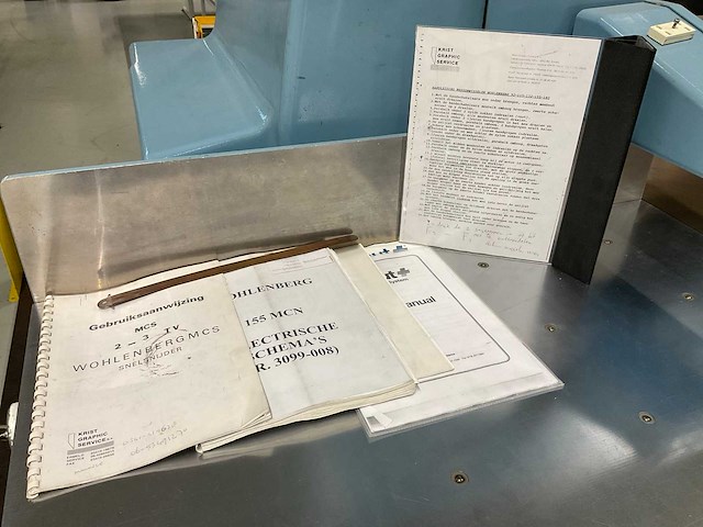 Wohlenberg 155 papiersnijmachine - afbeelding 5 van  16