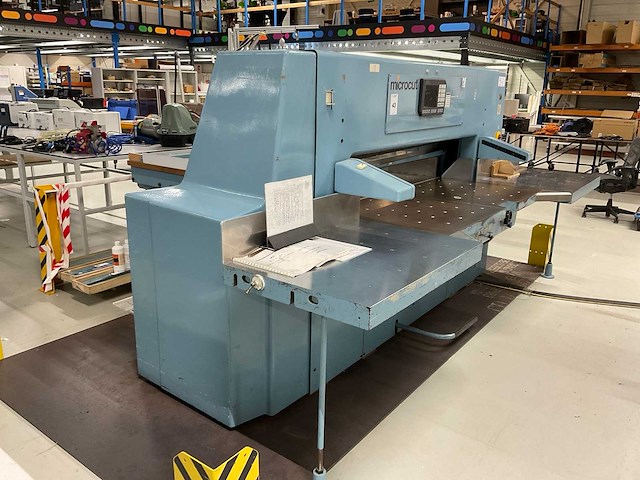 Wohlenberg 155 papiersnijmachine - afbeelding 15 van  16