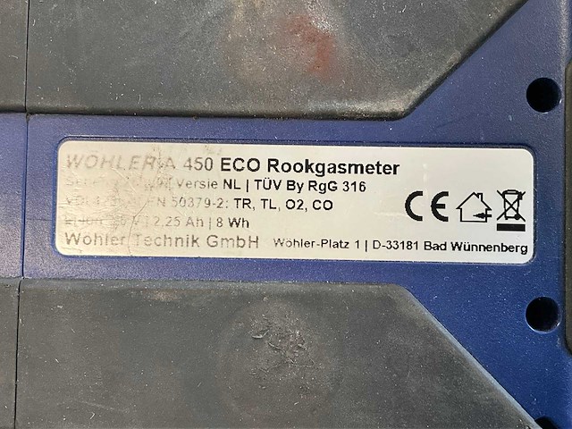 Wöhler a 450 l rookgasmeter - afbeelding 3 van  3