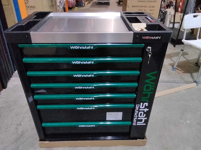 Wohrstahl - gereedschapswagen 7 lades gevuld. - afbeelding 3 van  10