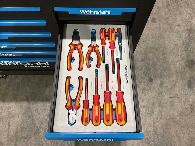 Wohrstahl xxxl-edition 12/10 gereedschapswagen - afbeelding 3 van  74
