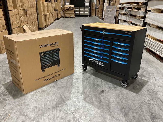 Wohrstahl xxxl-edition 12/10 gereedschapswagen - afbeelding 1 van  74