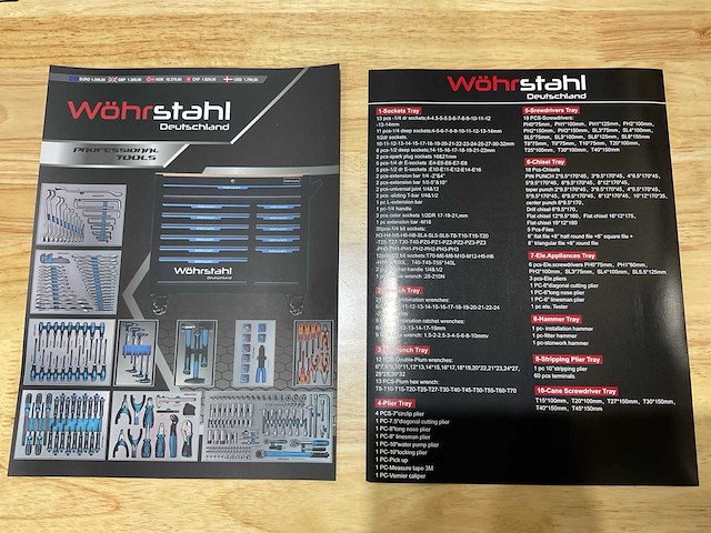 Wohrstahl xxxl-edition 12/10 gereedschapswagen - afbeelding 12 van  74