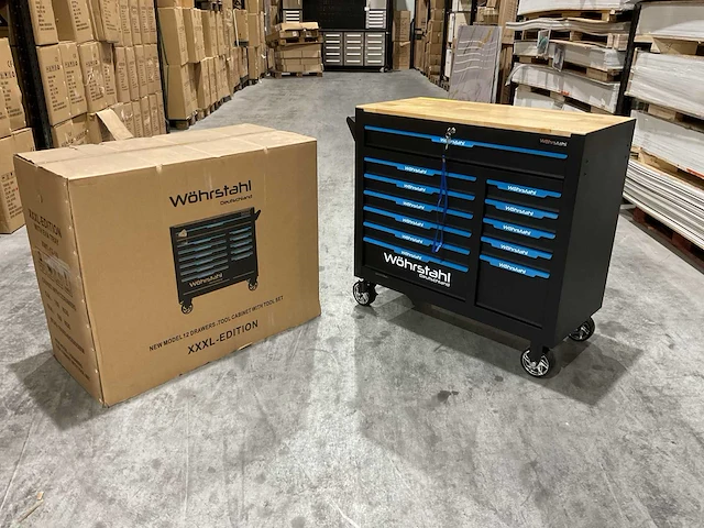 Wohrstahl xxxl-edition 12/10 gereedschapswagen - afbeelding 1 van  74