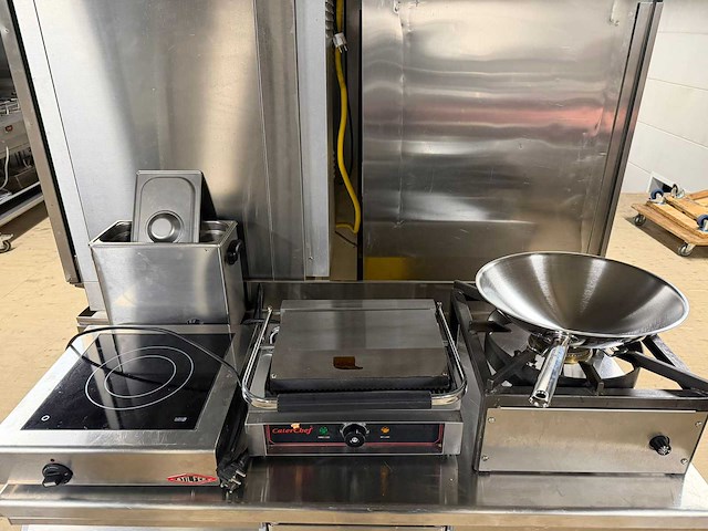 Wok - kookplaat / grill - bakkooklijn - afbeelding 1 van  3