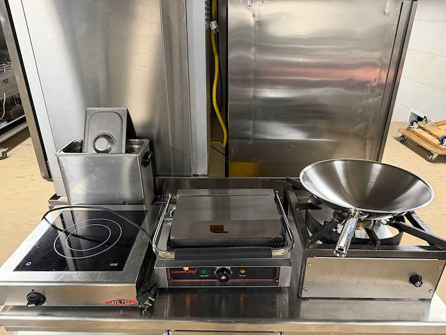 Wok - kookplaat / grill - bakkooklijn - afbeelding 1 van  5