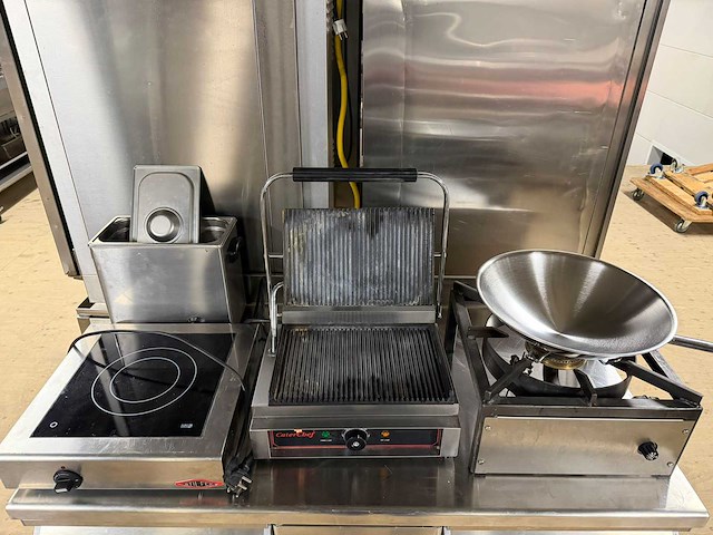 Wok - kookplaat / grill - bakkooklijn - afbeelding 5 van  5