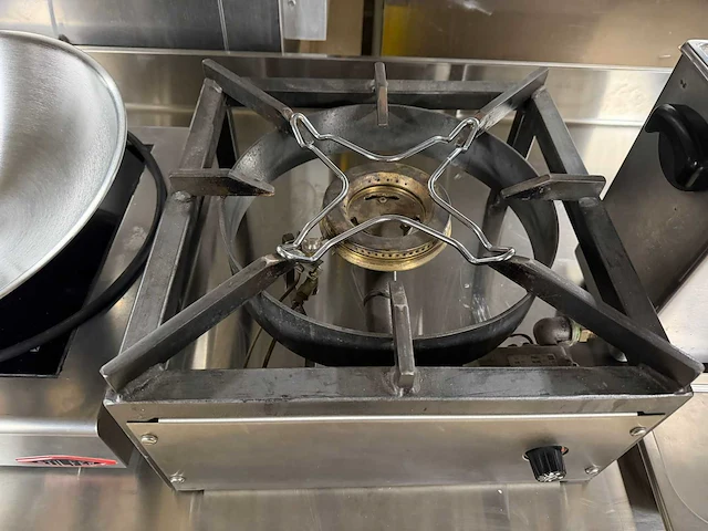 Wok - kookplaat / grill - bakkooklijn - afbeelding 4 van  5