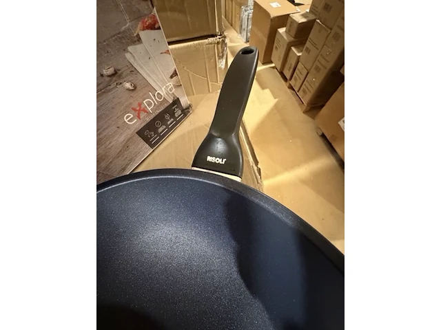 Wok pan explora italia risolie, zwart - afbeelding 6 van  6