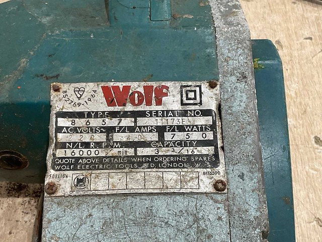 Wolf - 8657 - schaafmachine - afbeelding 5 van  6