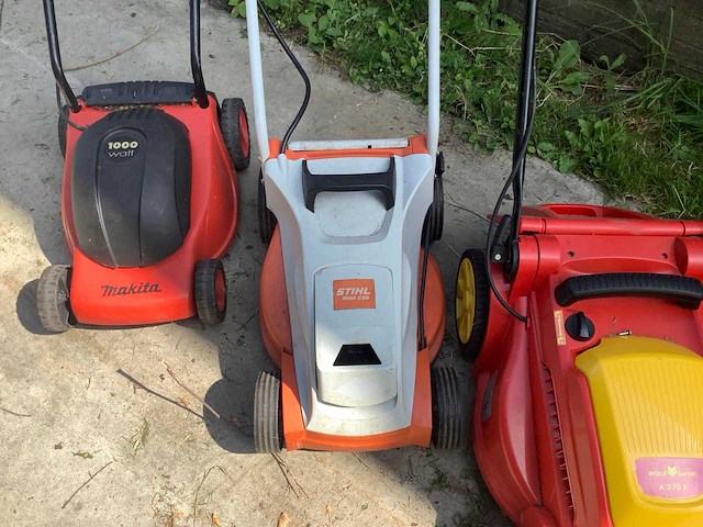 Wolf 2x, stihl en makita grasmaaier - afbeelding 2 van  16