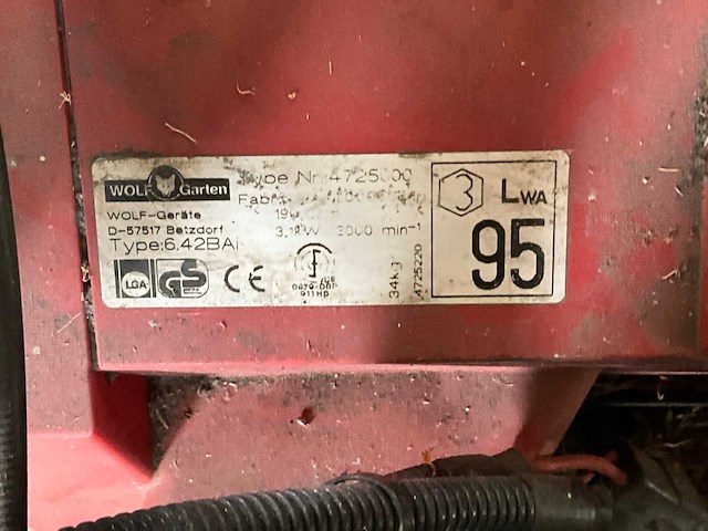 Wolf 6.42 bai grasmaaier - afbeelding 8 van  8