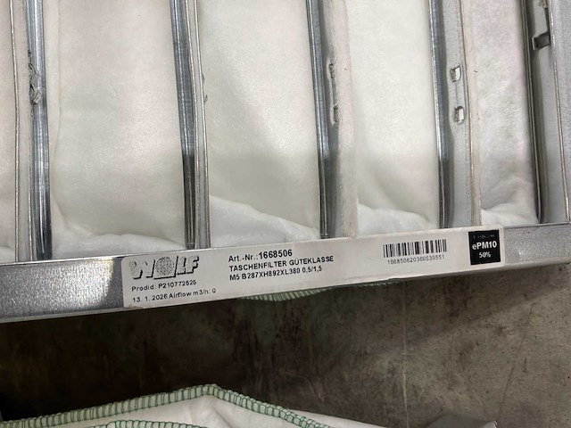 Wolf filterset kgt96/1515 epm10 50% 1,5 - afbeelding 6 van  6