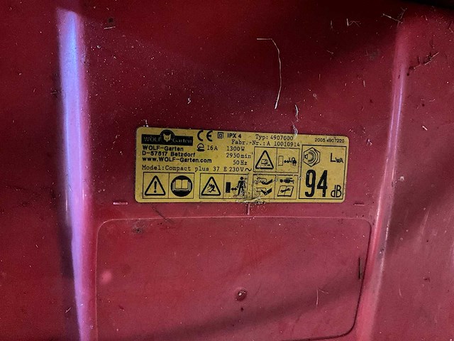 Wolf garten cp plus 37e & a370 e grasmaaier (2x) - afbeelding 7 van  10