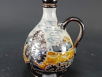 Wolf keramik mogendorf keramische vintage karaf met een sgraffito-landschapsontwerp, mogelijk uit de jaren 1970 - afbeelding 1 van  5