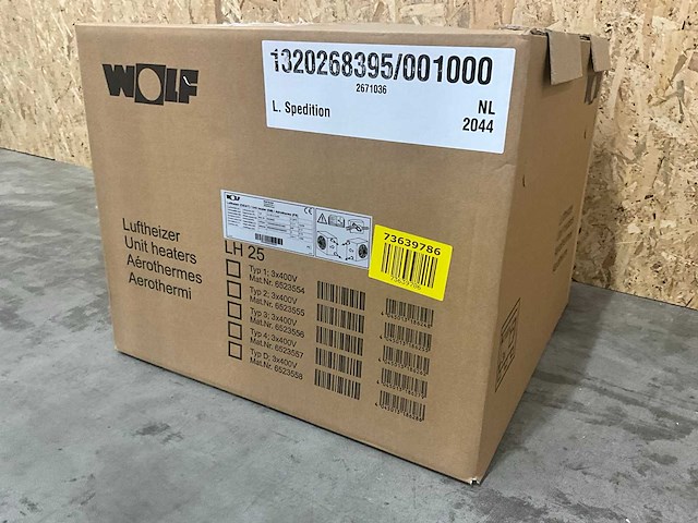 Wolf luchtverhitter lh25-2 16,8kw 230v - afbeelding 2 van  6