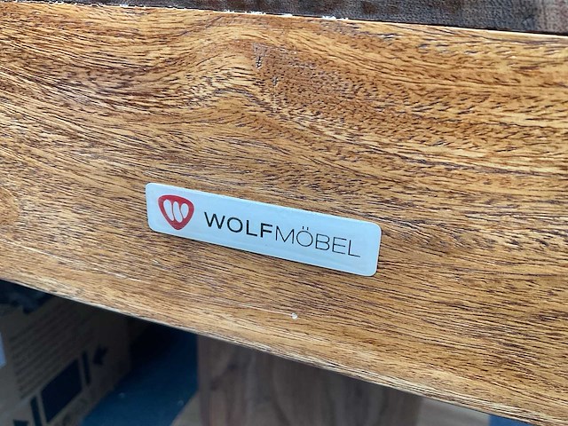 Wolf-möbel massief houten eettafel 180x90cm - afbeelding 3 van  7