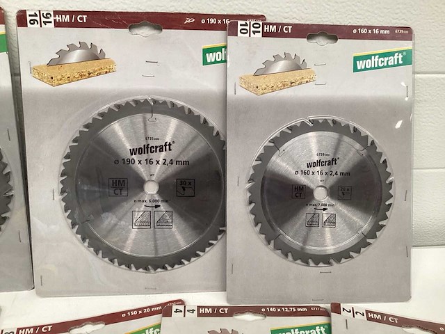 Wolfcraft diverse maten voor hout zaagblad - afbeelding 3 van  5