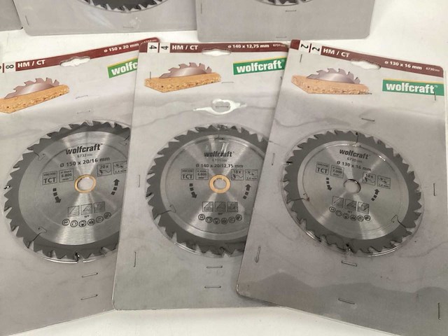 Wolfcraft diverse maten voor hout zaagblad - afbeelding 4 van  5