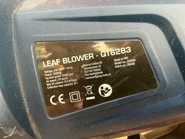 Wolfgang qt6283 bladblazer - afbeelding 1 van  1