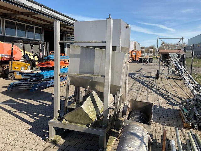 Wolters hopper voor mestscheider, rvs - afbeelding 2 van  7