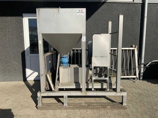 Wolters hopper voor mestscheider, rvs - afbeelding 1 van  7