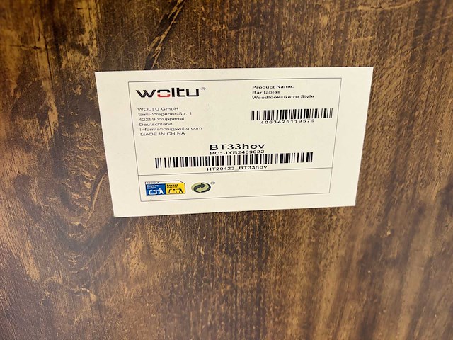 Woltu restauranttafel (3x) - afbeelding 3 van  3
