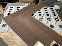 Wood wb-208-hb walnut oak pvc click vloer (36 m2) - afbeelding 3 van  3