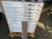 Wood wb-208-hb walnut oak pvc click vloer (45m2) - afbeelding 4 van  4