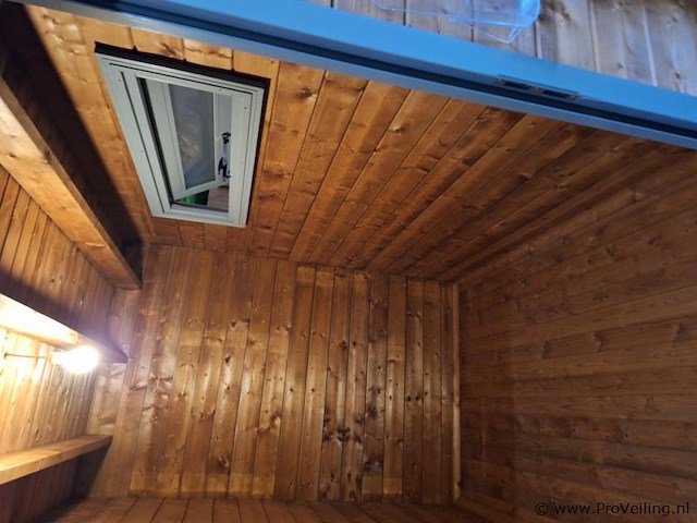 Woodpro blokhut met overkapping - 607x310cm - afbeelding 6 van  10