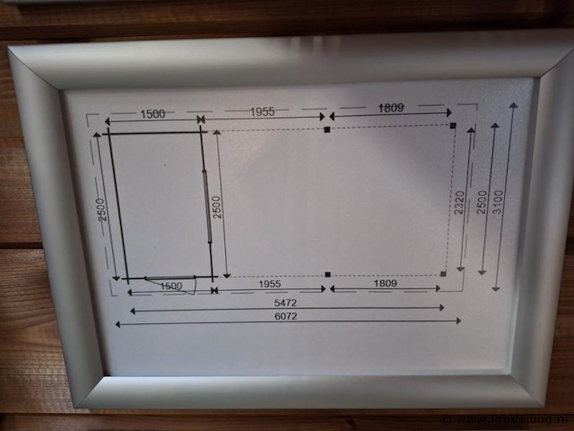 Woodpro blokhut met overkapping - 607x310cm - afbeelding 9 van  10