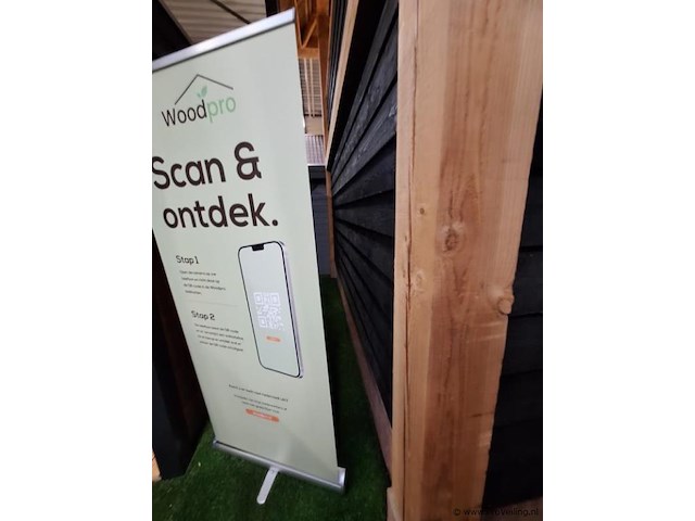 Woodpro houten tuinhuis - 410x410x750cm - afbeelding 11 van  20