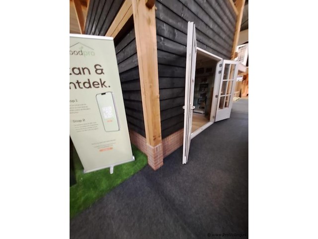 Woodpro houten tuinhuis - 410x410x750cm - afbeelding 14 van  20