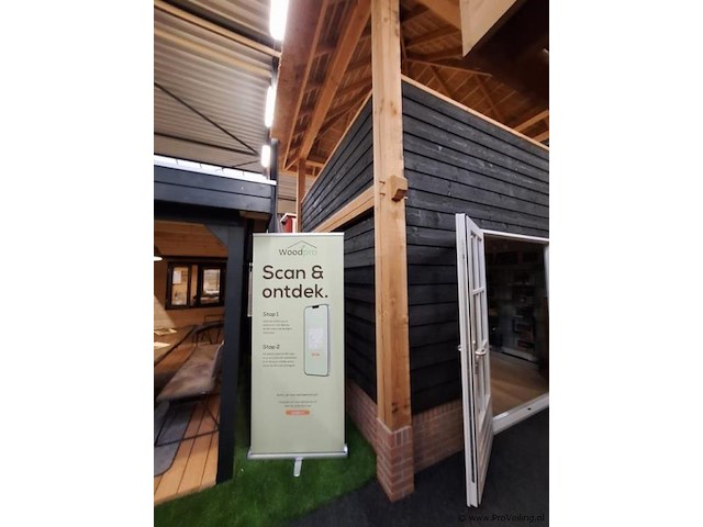 Woodpro houten tuinhuis - 410x410x750cm - afbeelding 15 van  20