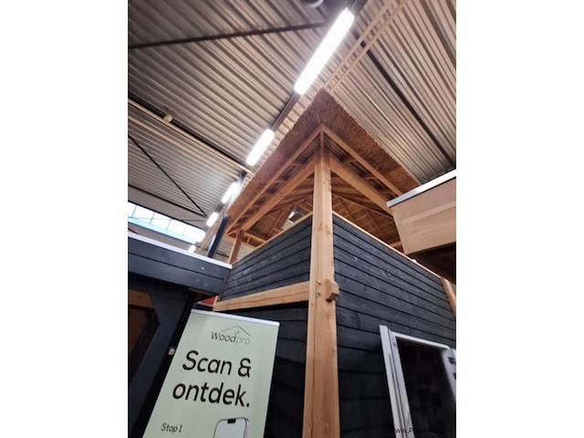 Woodpro houten tuinhuis - 410x410x750cm - afbeelding 16 van  20