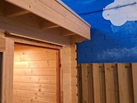 Woodpro tuinhuis met overkapping - 500x360cm - afbeelding 10 van  13