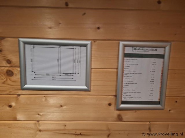 Woodpro tuinhuis met overkapping - 500x360cm - afbeelding 11 van  13