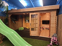 Woodpro tuinhuis met overkapping - 500x360cm - afbeelding 2 van  13