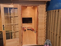 Woodpro tuinhuis met overkapping - 500x360cm - afbeelding 3 van  13