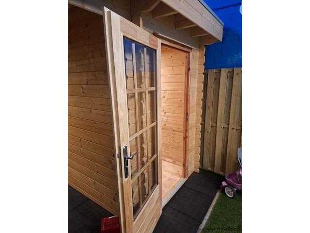 Woodpro tuinhuis met overkapping - 500x360cm - afbeelding 8 van  13