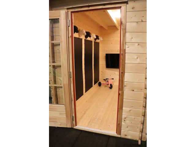 Woodpro tuinhuis met overkapping - 500x360cm - afbeelding 5 van  12