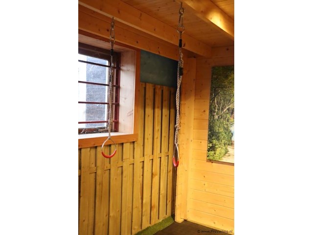 Woodpro tuinhuis met overkapping - 500x360cm - afbeelding 10 van  12