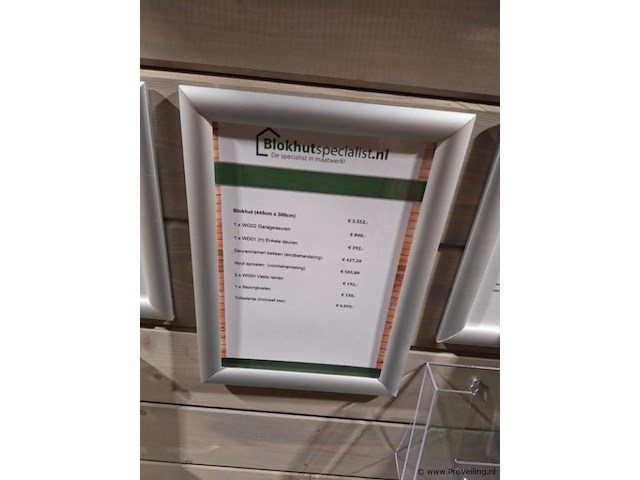 Woodpro (vuren) blokhut - 445x300cm - afbeelding 14 van  17