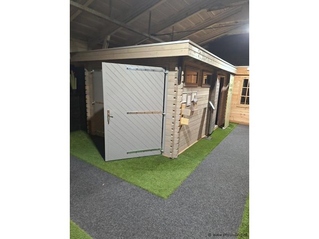 Woodpro (vuren) blokhut - 445x300cm - afbeelding 1 van  17