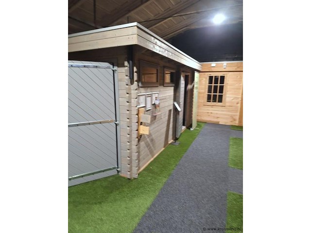 Woodpro (vuren) blokhut - 445x300cm - afbeelding 3 van  17