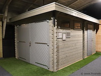 Woodpro (vuren) blokhut - 445x300cm