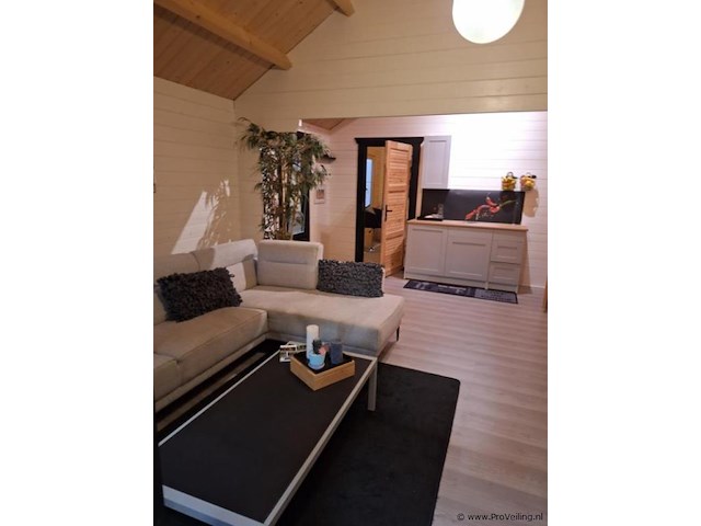 Woodpro vuren tuinhuis met overkapping - 600x950cm - afbeelding 2 van  32